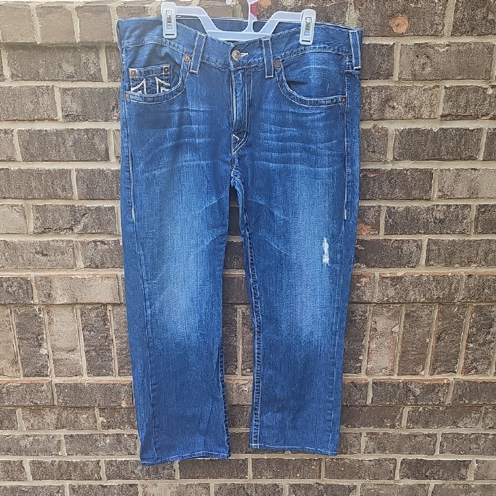 True Religion Men's Straight Jeans Size 38